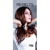 Чёрный кожаный чокер-кляп Tyra Black - Rebelts - купить с доставкой в Раменском