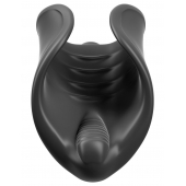 Чёрный мастурбатор Vibrating Silicone Stimulator с вибрацией - Pipedream - в Раменском купить с доставкой