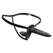 Женский страпон с вагинальной пробкой Double Penetrix Strap-on - 15 см. - Pipedream - купить с доставкой в Раменском