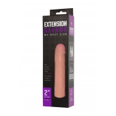 Насадка-удлинитель Extension sleeve телесного цвета - 18,5 см. - Sitabella - в Раменском купить с доставкой