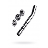 Металлический анальный душ с тремя насадками - ToyFa - купить с доставкой в Раменском