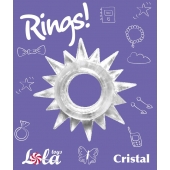 Прозрачное эрекционное кольцо Rings Cristal - Lola Games - в Раменском купить с доставкой
