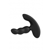 Черный силиконовый стимулятор простаты Levett Nitoc с пультом ДУ - Levett - в Раменском купить с доставкой