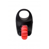 Чёрно-красное эрекционное виброкольцо Erotist - Erotist Adult Toys - в Раменском купить с доставкой