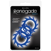 Набор из 3 синих эрекционных колец Renegade Gears - NS Novelties - в Раменском купить с доставкой