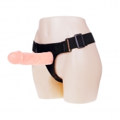 Телесный фаллоимитатор на трусиках Jessica Strap-On - 15,5 см. - Baile - купить с доставкой в Раменском