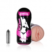 Мастурбатор-вагина Sex In A Can Vibra Vagina Tunnel - Lovetoy - в Раменском купить с доставкой