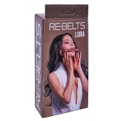 Кляп-трензель Lora с металлическими кольцами - Rebelts - купить с доставкой в Раменском