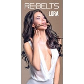 Кляп-трензель Lora с металлическими кольцами - Rebelts - купить с доставкой в Раменском