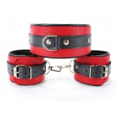 Кожаный БДСМ-набор - БДСМ Арсенал - купить с доставкой в Раменском