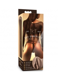 Коричневый мастубратор-вагина Nicole s Kitty - Blush Novelties - в Раменском купить с доставкой