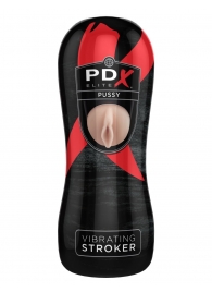 Мастурбатор-вагина Vibrating Pussy Stroker с вибрацией - Pipedream - в Раменском купить с доставкой