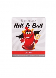 Стимулирующий презерватив-насадка Roll   Ball Cherry - Sitabella - купить с доставкой в Раменском