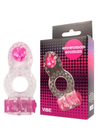 Прозрачное эрекционное кольцо Erowoman-Eroman - Erowoman-Eroman - в Раменском купить с доставкой