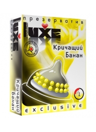 Презерватив LUXE  Exclusive  Кричащий банан  - 1 шт. - Luxe - купить с доставкой в Раменском