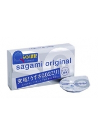 Ультратонкие презервативы Sagami Original QUICK - 6 шт. - Sagami - купить с доставкой в Раменском