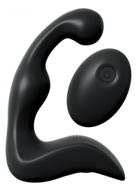 Черный вибромассажер простаты с пультом ДУ Control P-Spot Pro - Pipedream - в Раменском купить с доставкой