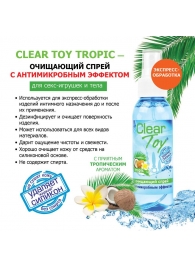 Очищающий спрей для игрушек CLEAR TOY Tropic - 100 мл. - Биоритм - купить с доставкой в Раменском