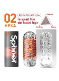 Мастурбатор SPINNER Hexa - Tenga - в Раменском купить с доставкой