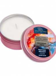 Массажная свеча  Фруктовая фантазия - БиоМед - купить с доставкой в Раменском
