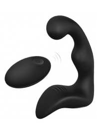 Черный вибромассажер простаты REMOTE BOOTY PLEASER - Dream Toys - в Раменском купить с доставкой