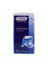 Презервативы с продлевающей смазкой Contex Long Love - 12 шт. - Contex - купить с доставкой в Раменском