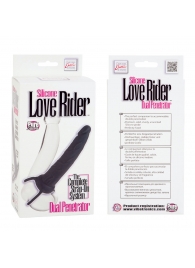 Насадка на пенис Silicone Love Rider Dual Penetrator для двойного проникновения - 14 см. - California Exotic Novelties - в Раменском купить с доставкой