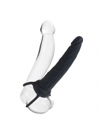 Насадка на пенис Silicone Love Rider Dual Penetrator для двойного проникновения - 14 см. - California Exotic Novelties - в Раменском купить с доставкой