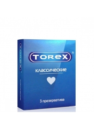 Гладкие презервативы Torex  Классические  - 3 шт. - Torex - купить с доставкой в Раменском