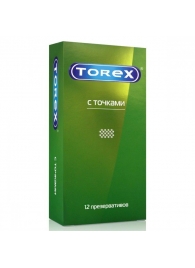 Текстурированные презервативы Torex  С точками  - 12 шт. - Torex - купить с доставкой в Раменском