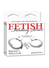 Металлические наручники Beginner s Metal Cuffs - Pipedream - купить с доставкой в Раменском