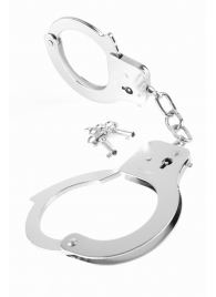 Металлические серебристые наручники Designer Metal Handcuffs - Pipedream - купить с доставкой в Раменском