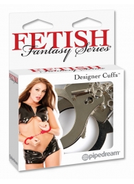 Металлические серебристые наручники Designer Metal Handcuffs - Pipedream - купить с доставкой в Раменском