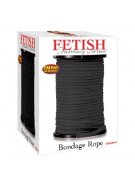 Черная веревка для связывания Bondage Rope - 60,9 м. - Pipedream - купить с доставкой в Раменском