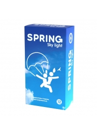 Ультратонкие презервативы SPRING SKY LIGHT - 12 шт. - SPRING - купить с доставкой в Раменском