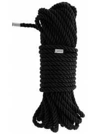 Черная веревка для бондажа BONDAGE ROPE - 10 м. - Dream Toys - купить с доставкой в Раменском