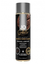 Лубрикант с ароматом шоколада JO GELATO DECADENT DOUBLE CHOCOLATE - 120 мл. - System JO - купить с доставкой в Раменском Лубрикант с ароматом шоколада JO GELATO DECADENT DOUBLE CHOCOLATE - 120 мл. - System JO - купить с доставкой в Раменском