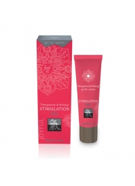 Возбуждающий интимный гель для двоих STIMULATION GEL Pomegranate   Nutmeg - 30 мл. - Shiatsu - купить с доставкой в Раменском