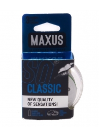 Классические презервативы в пластиковом кейсе MAXUS Classic - 3 шт. - Maxus - купить с доставкой в Раменском