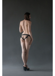 Черные трусики Better с анальной насадкой - 8 см. - Lola Games - купить с доставкой в Раменском