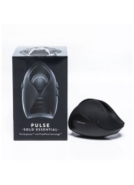 Черный инновационный мужской вибратор PULSE SOLO ESSENTIAL - Hot Octopuss - в Раменском купить с доставкой