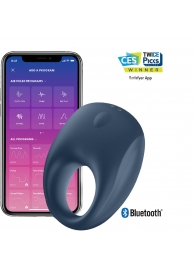 Эрекционное кольцо Satisfyer Strong One с возможностью управления через приложение - Satisfyer - в Раменском купить с доставкой