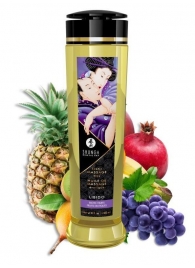 Массажное масло Libido Exotic Fruits с ароматом экзотических фруктов - 240 мл. - Shunga - купить с доставкой в Раменском