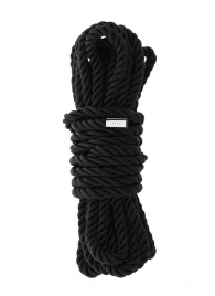 Черная веревка для шибари DELUXE BONDAGE ROPE - 5 м. - Dream Toys - купить с доставкой в Раменском