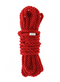 Красная веревка для шибари DELUXE BONDAGE ROPE - 5 м. - Dream Toys - купить с доставкой в Раменском