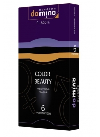 Разноцветные презервативы DOMINO Colour Beauty - 6 шт. - Domino - купить с доставкой в Раменском