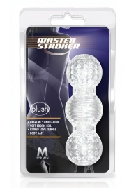 Прозрачный фигурный мастурбатор Master Stroker - Blush Novelties - в Раменском купить с доставкой