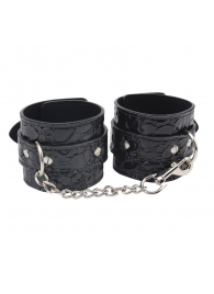 Черные наручники Be good Wrist Cuffs - Chisa - купить с доставкой в Раменском