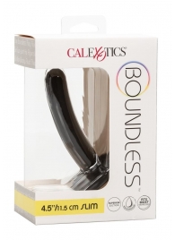 Черный анальный стимулятор Boundless 4.5” Slim Probe - 11,5 см. - California Exotic Novelties - купить с доставкой в Раменском