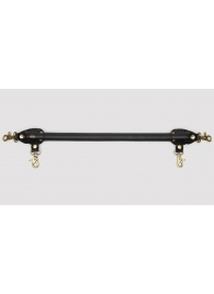 Черная распорка для ног Bound to You Faux Leather Spreader Bar - 50,8 см. - Fifty Shades of Grey - купить с доставкой в Раменском